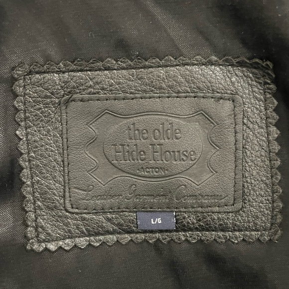 100% UNISEX LEATHER JACKET Made in Canada & in pristine condition - Picture 5 of 6